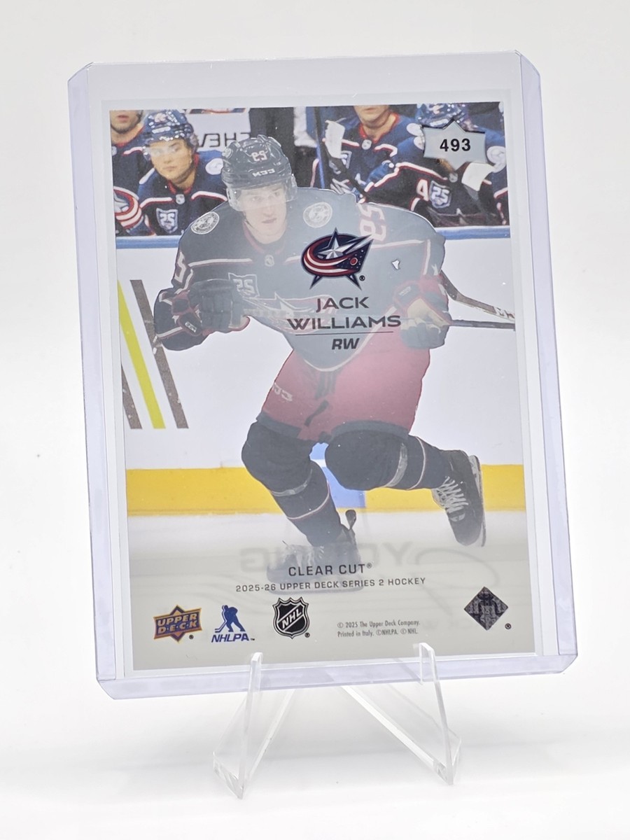 Jack Williams 2025-26 Upper Deck Series 2 Clear Cut Young Guns