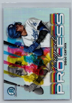 2023 Bowman Chrome #PRP-1 Diego Cartaya Prospect Process