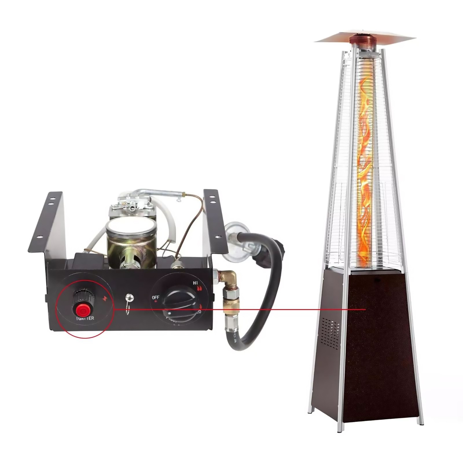 High-quality Electronic Igniter with Cable for Outdoor Patio Patio Heater