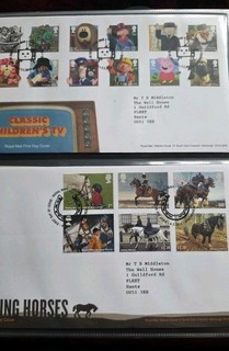 GB 2014 FIRST DAY COVER COLLECTION IN ALBUM.