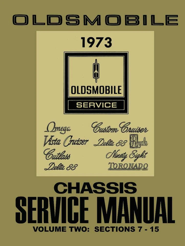 Manual de serviço para Oldsmobile 1973 - Imagem 2 de 4
