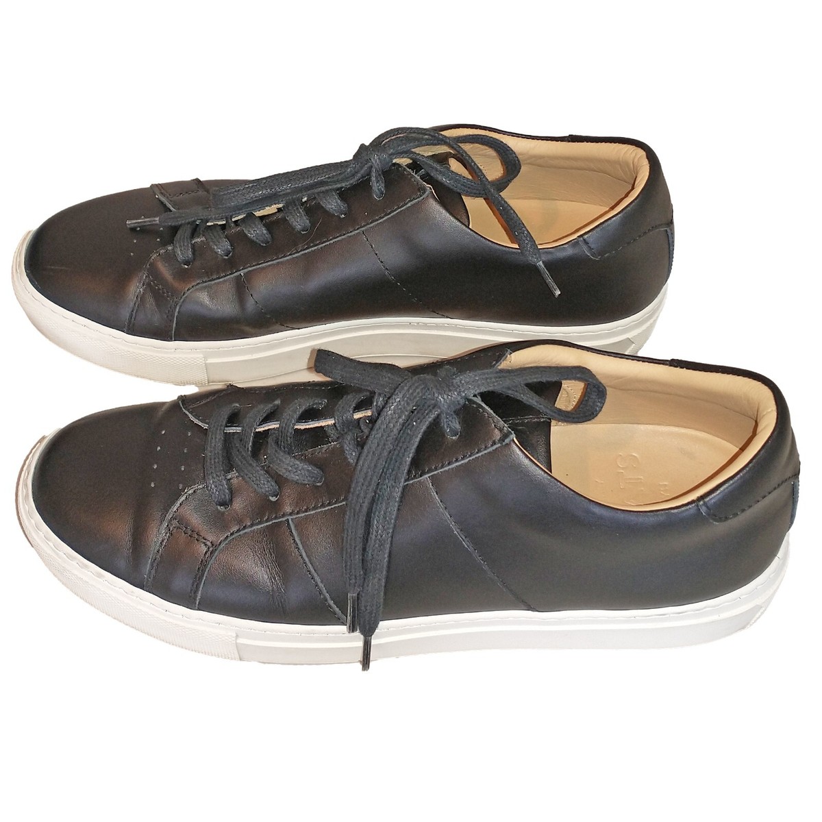 Leather Greats Royale Chocolate Greats The Royale Black Leather