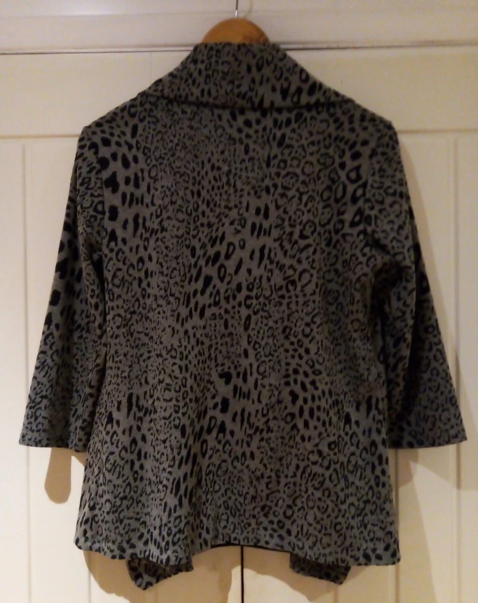 M&s leopard deals cardigan