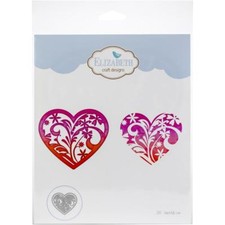 Elizabeth Crafts Designs Cutting Die Set  HEARTFELT LOVE - Valentine's EC1475