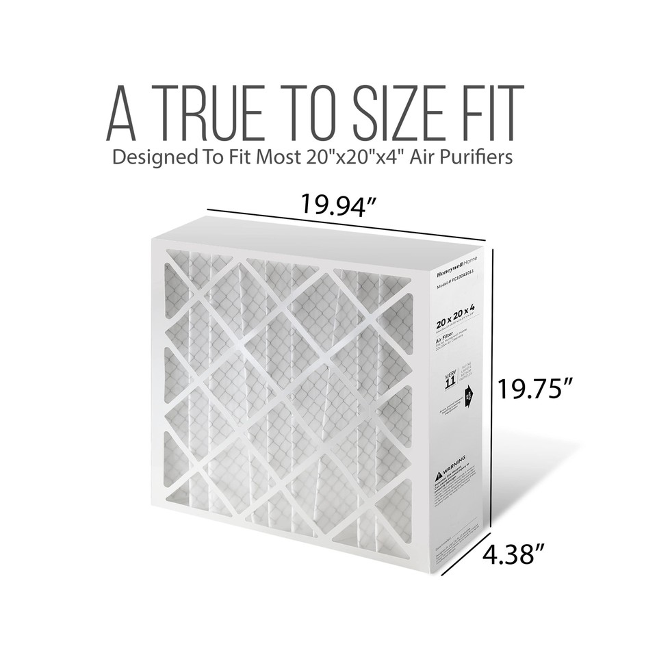 Honeywell 20x20x4 Air Filter Replacement FC100A1011 HVAC Furnace