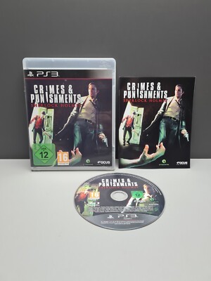 CRIMES & PUNISHMENTS SHERLOCK HOLMES + ANLEITUNG SONY PLAYSTATION 3 KOMPLETT PS3