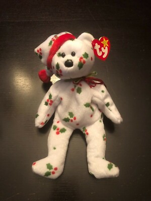 Ty Beanie Babies 1998 Holiday Teddy Retired Original with Tags