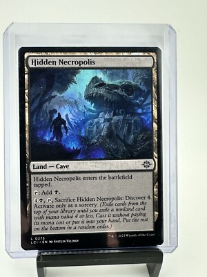 cave card mtg Hidden Necropolis Lost Caverns of Ixalan 275 MTG Card NM/M Regular