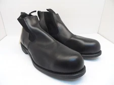 Addison Men's Military Steel Toe Molders Ankle Boot Made In USA Black Size 14R