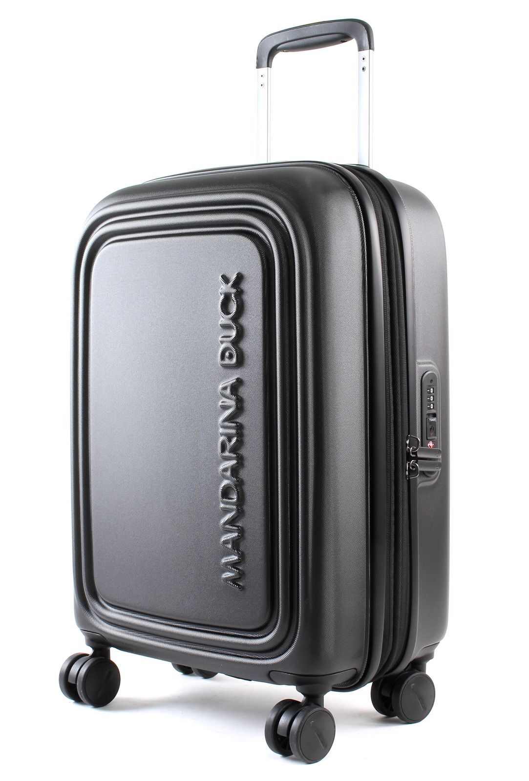 Mandarina Duck LOGODUCK + Trolley Cabin EXP Black (Black) 35x55x23/26 (LxHxW) - Image 2