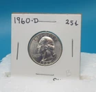 1960-D Washington QUARTER 25 Cent 90% Silver / Mint State 65 (B)