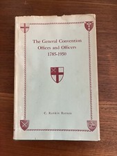 The General Convention Offices And Officers 1785-1950 Classic Dustjacket RARE