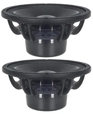2x B&C 10NDL88-8 ohm 10" Neodymium Woofer 1400 W power capacity, 61-2500 Hz NEW