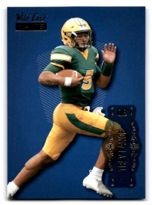 2021 Wild Card Matte #LBC-3 Trey Lance Limited Base Cards Blue