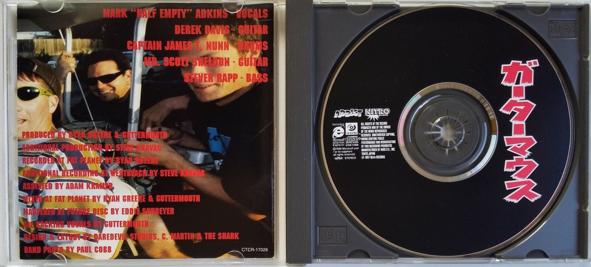 Guttermouth - Teri Yakimoto 1996 Japan CD Rare Obi Hardcore Guttermouth - Teri Yakimoto 1996 Japan CD Rare Obi Hardcore
