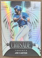 Joe Carter 2023 Panini Chronicles Crusade Hyper #4 /75 Numbered Parallel Jays