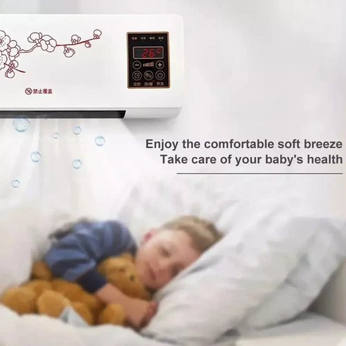 Ventilador pequeño 2 en 1 1800 W portátil montado en la pared refrigeración y calentador doble uso interior - Imagen 7 de 20