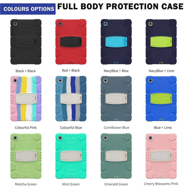 Stand Case For Samsung Galaxy Tab A9+ A9 A8 A7 Lite Shockproof Heavy Duty Cover - Image 2 of 4