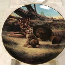 The Red Wolf  Bradford exchange plate