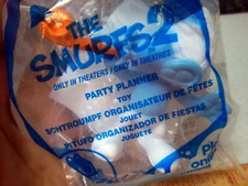 Smurfs 2 McDonald's Happy Meal Toy, ACTION FIGURE 2013, PARTY PLANNER #4, NEW