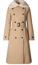NWT! Save The Duck Women's coat Katrina in Stardust Beige Size 3 M/L