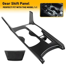 2PCS Fit Honda Accord 2018-2022 Middle Car Console Gear Shift Trim Panel Cover