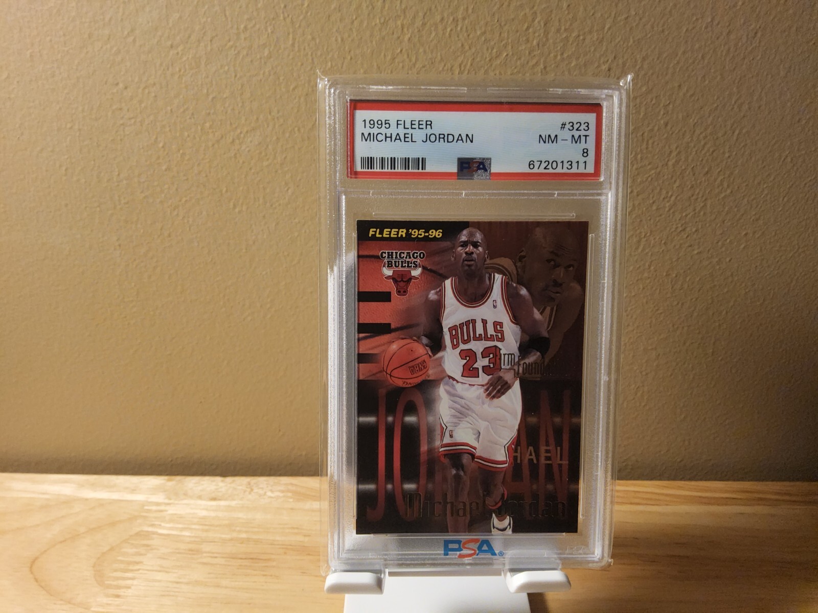 1995 Fleer Michael Jordan  #323 PSA 8
