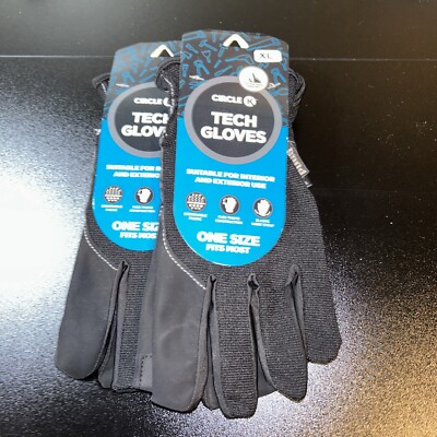 Pugs Tech Gloves Black Size X-Large LOT OF NEW