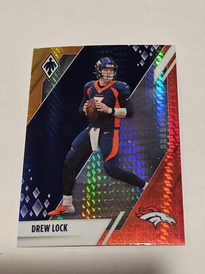 2021 Panini Phoenix Fire Burst Drew Lock #35 Denver Broncos