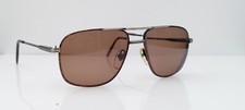 Vintage Zimco Brown Gray Pilot Metal Sunglasses USA FRAMES ONLY