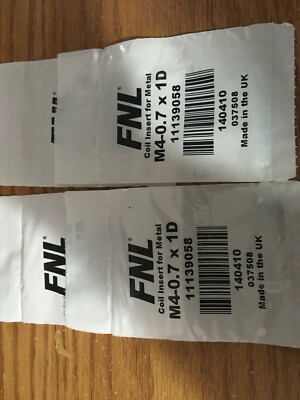 (12) M4-0.7 x 1D 18-8 S/S Free Running Wire Insert