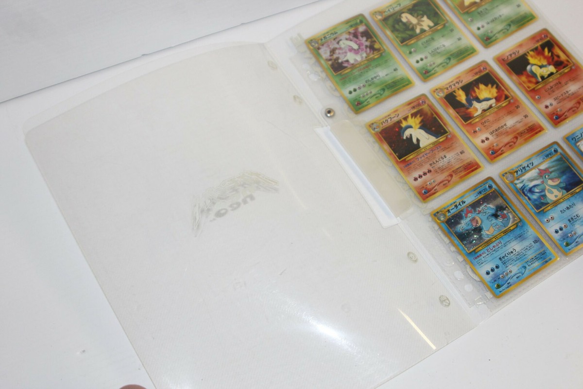 pokemon neo promo set 9 cards japanese edition binder album Paldean Fates Elite Trainer Box