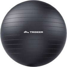 Trideer Extra Thick Black Yoga Ball 23-26" with Pump - Balance  Pregnancy