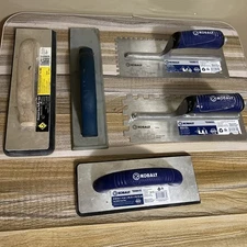 Mixed Lot Stainless Steel Square Notch Trowel Rubber Grout Floats (5) Freeship