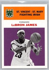 2011-12 Fleer Retro #61-LJ LeBron James 1961-62 Orange/Purple