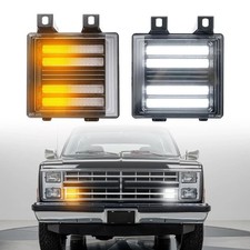 Dynamic Led Turn Signal Lights For C10 Turn Signal Parking Light Clear Lens