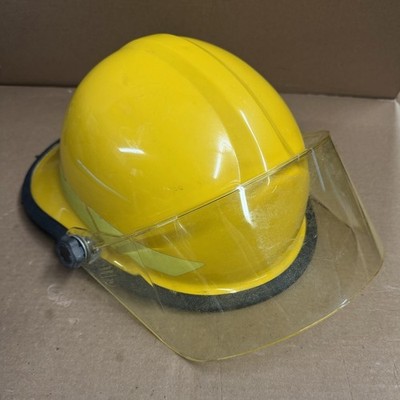 Bullard Firedome PX Yellow Firefighter Helmet, Z87 Shield & R721 Neck Protector