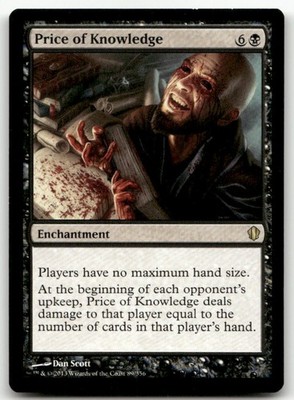 Price of Knowledge #89 (LP) Commander 2013 C13 Magic MTG