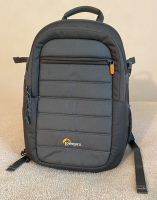 Lowepro Tahoe BP 150 Gray Nylon Camera Backpack Padded Accessory Compartments