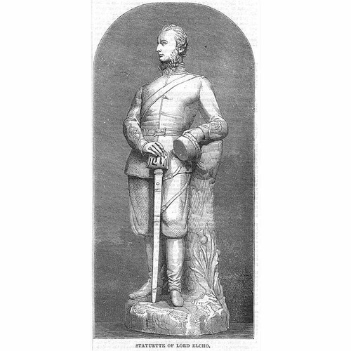Statuette of Lord Elcho - Antique Print 1861
