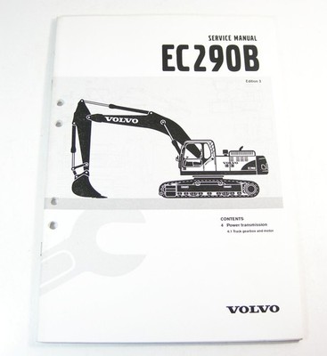 VOLVO EC290B Excavator Crawler Transmission Service Workshop Shop Repair Manual