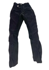 Pikeur Lugana Full Seat Riding Breeches Black VTG Dressage Equestrian Size 23