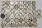 Roll of 50 Silver Roosevelt Dimes $5 Face Value 90% Silver Coins Mixed Dates