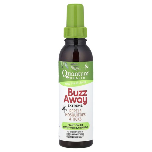 Buzz Away Extreme®, Repels Mosquitoes & Ticks, Fresh, 4 fl oz (118 ml)