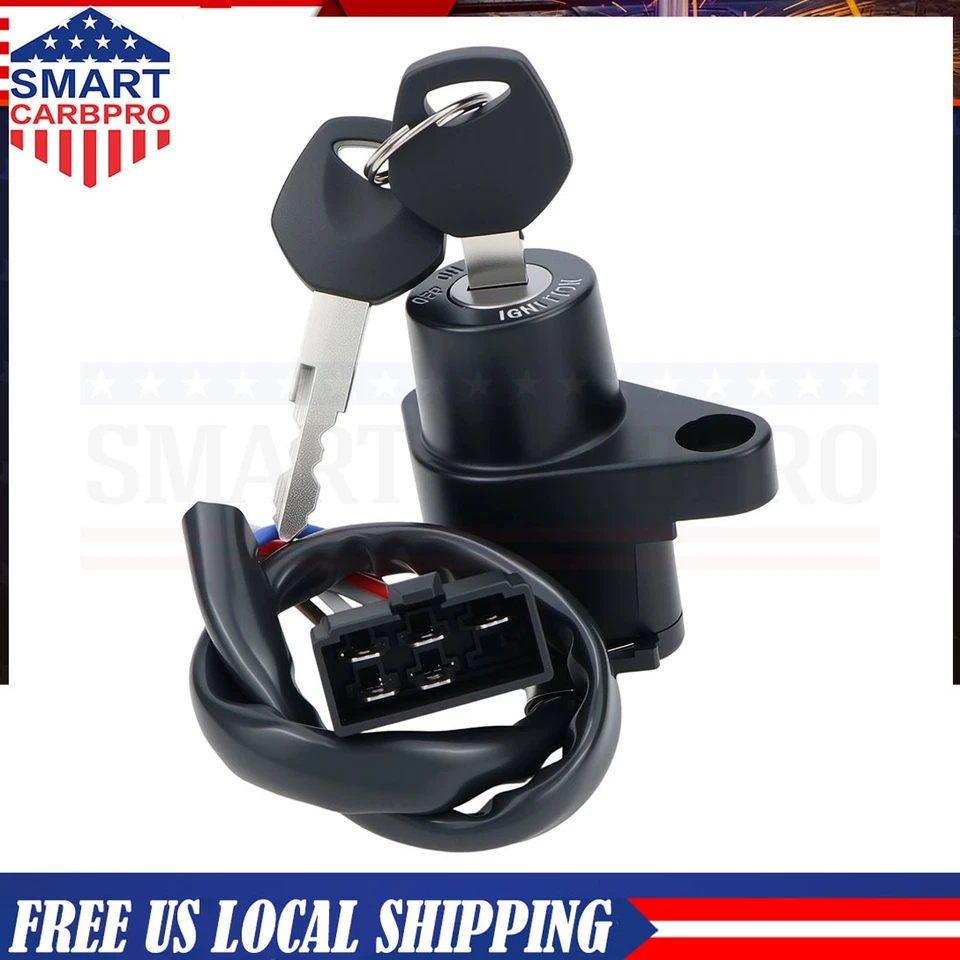 INTERRUPTOR CHAVE DE IGNIÇÃO PARA KAWASAKI VULCAN 500 EN500 LTD 1990-2009 227005-1204 - Imagem 2 de 4