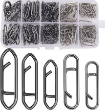 Fishing Power Clips, 200pcs Fishing Speed Clips for Fishing Lure Quick Change,