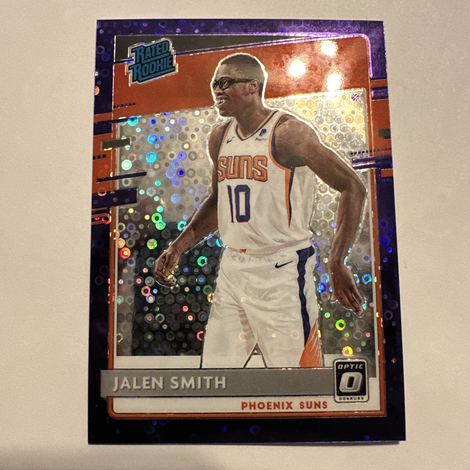2020-21 Donruss Optic Fast Break Purple Prizm Jalen Smith RC /95