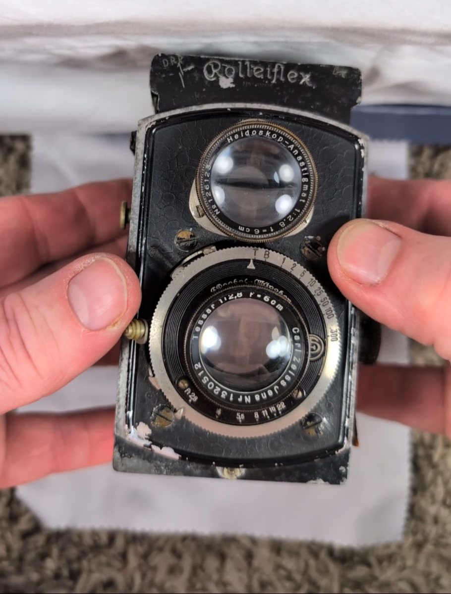 Rollei Rolleiflex 4x4 K1 4RF Model 411, Pre-war 1931 f2,8 Baby
