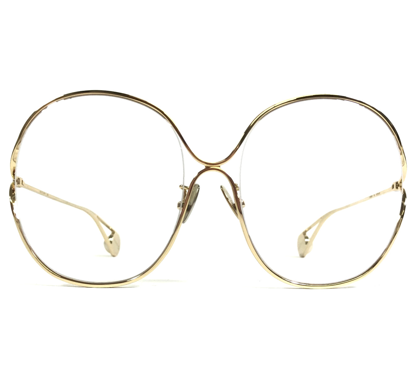 Frames Gg0362s 001 Polished Gold Round Oversized 57-18-135