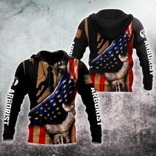 Arborist American Flag Patriotic 3D HOODIE US SIZE BEST PRICE ALL OVER PRINT